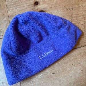 L.L. Bean fleece beanie - purple